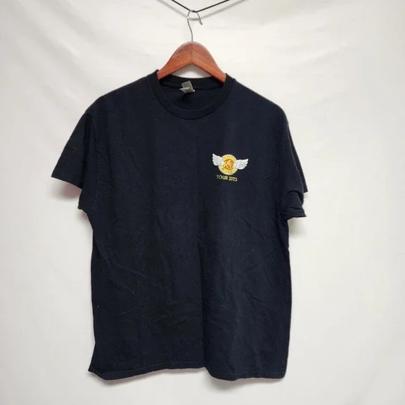 Reo Speedwagon‎ Young Forever 2023 T-Shirt Black Cotton Unisex Lg Preowned - Picture 2 of 6